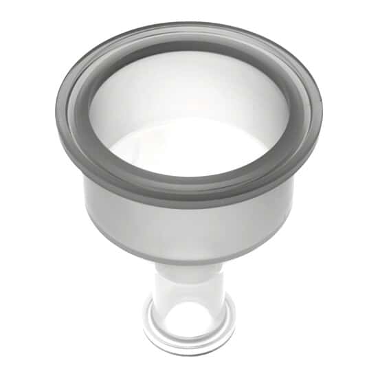 Cole-Parmer Sanitary Fitting, Straight Reducer, Polypropylene, 2