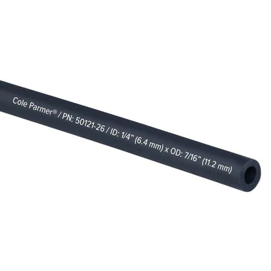 Cole-Parmer TPE Tubing, Black, 1/4