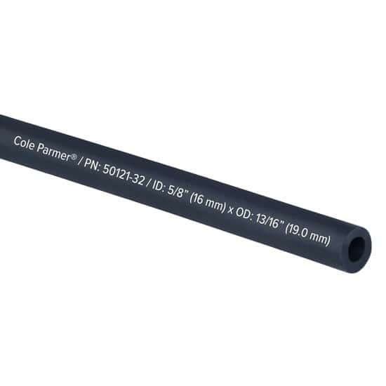 Cole-Parmer TPE Tubing, Black, 5/8