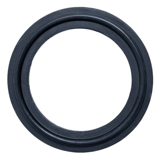 Cole-Parmer Sanitary Gasket, Black FKM, 3/4