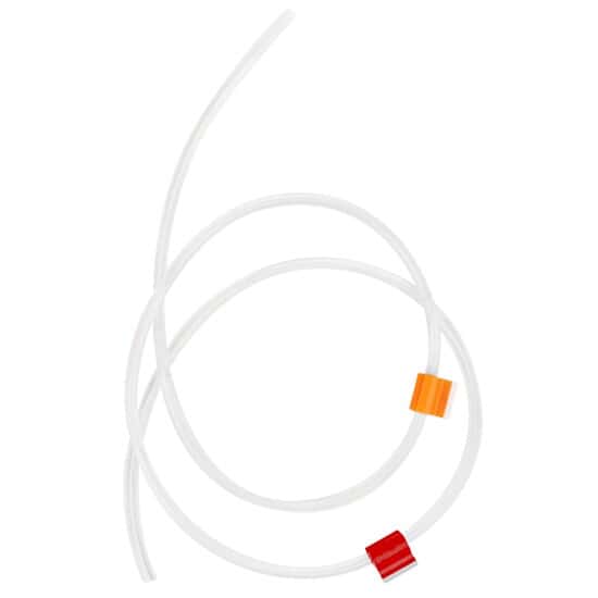Cole-Parmer PVC 2-Stop Pump Tubing with Flared Ends, 0.19 mm, Orange/Red; 12/Pk