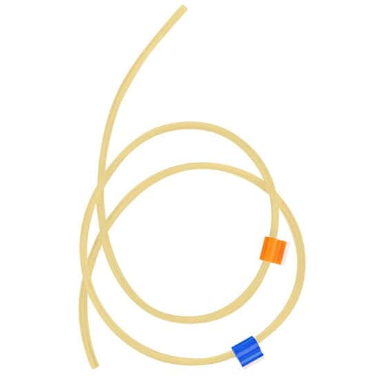Cole-Parmer Pharmaprene® 2-Stop Pump Tubing, 0.25 mm, Orange/Blue; 12/Pk