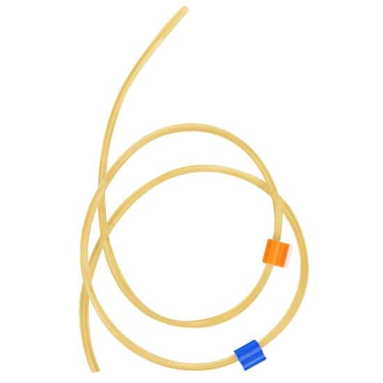 Cole-Parmer Solvent-Resistant PVC 2-Stop Pump Tubing, 0.25 mm, Orange/Blue; 12/Pk