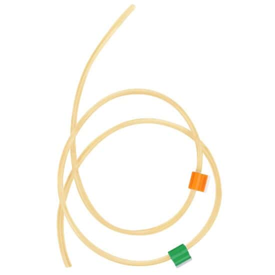 Cole-Parmer Solvent-Resistant PVC 2-Stop Pump Tubing, 0.38 mm, Orange/Green; 12/Pk