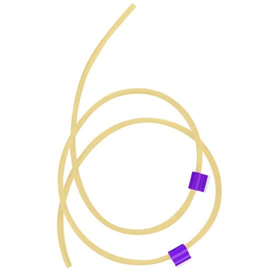 Cole-Parmer Pharmaprene® 2-Stop Pump Tubing, 2.06 mm, Purple/Purple; 12/Pk