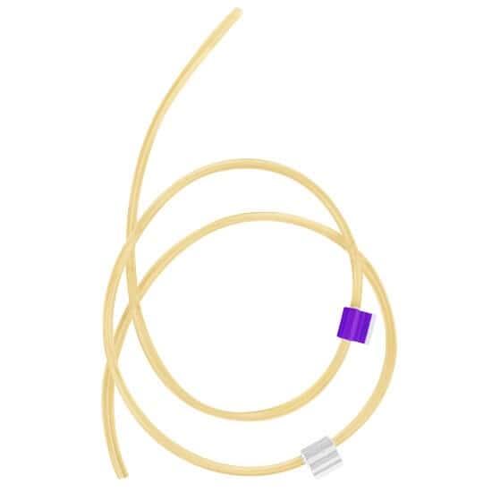 Cole-Parmer Solvent-Resistant PVC 2-Stop Pump Tubing, 2.79 mm, Purple/White; 12/Pk