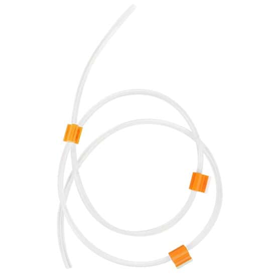 Cole-Parmer PVC 3-Stop Pump Tubing with Flared Ends, 0.89 mm, Orange/Orange; 12/Pk