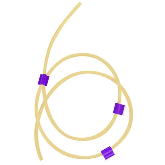 Cole-Parmer Pharmaprene® 3-Stop Pump Tubing, 2.06 mm, Purple/Purple; 12/Pk