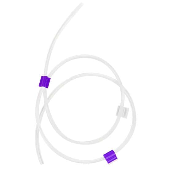 Cole-Parmer PVC 3-Stop Pump Tubing with Flared Ends, 2.79 mm, Purple/White; 12/Pk