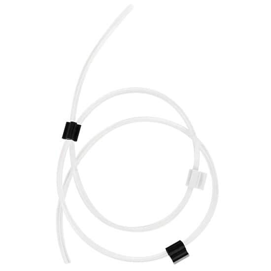 Cole-Parmer PVC 3-Stop Pump Tubing with Flared Ends, 3.18 mm, Black/White; 12/Pk