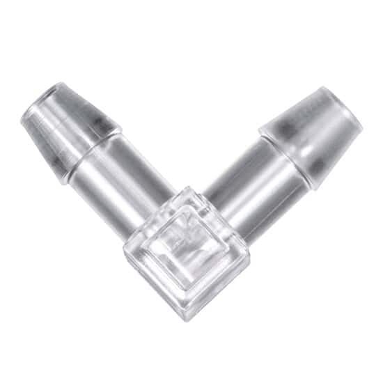 Cole-Parmer Hose Barb Fitting, Elbow, Natural Polycarbonate, 5/32