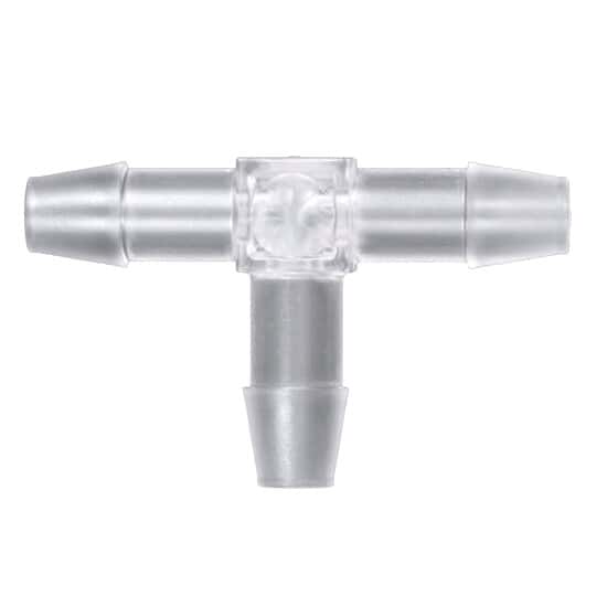 Cole-Parmer Hose Barb Fitting, Tee Union, Natural Polycarbonate, 5/32