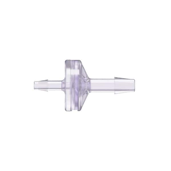 Cole-Parmer Enlarging Check Valve, Gamma-Stable Natural Polycarbonate, 3/16