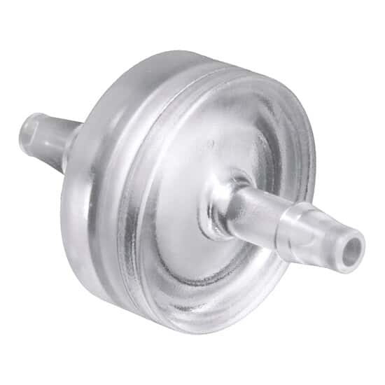Cole-Parmer HDPE In-Line Filter, Polycarbonate, Natural, 90-130 Micron, 1/4