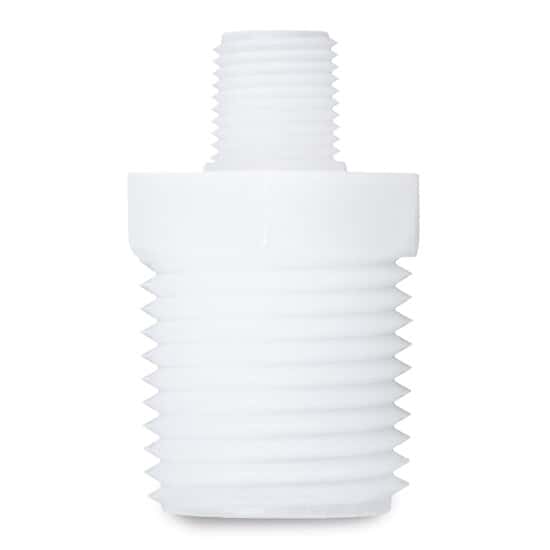 Cole-Parmer Nipple Fitting, Straight Reducer, PVDF, 1/2