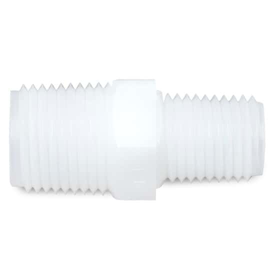 Cole-Parmer Nipple Fitting, Straight Reducer, Nylon, 1/2