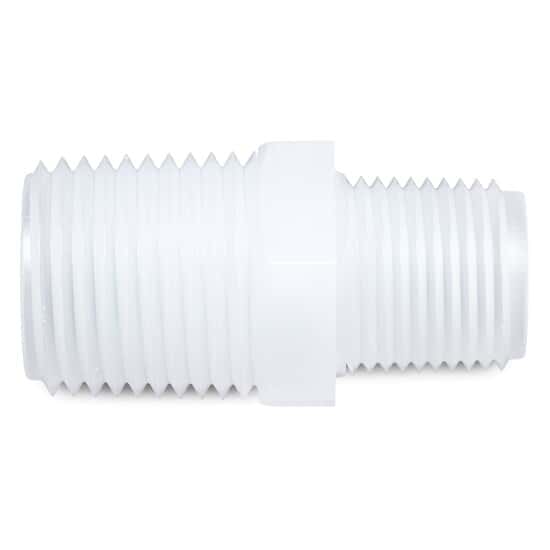 Cole-Parmer Nipple Fitting, Straight Reducer, PP, 1/2