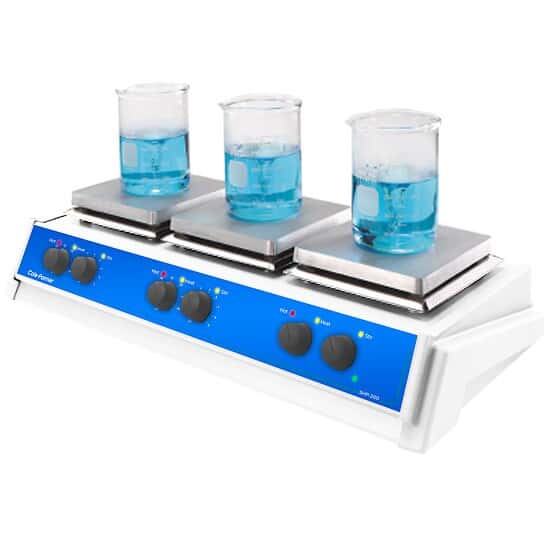 Cole-Parmer SHP-200-MP Three Position Stirring Hot Plate; 230 VAC, 50 Hz