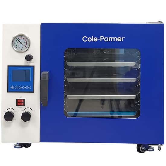 Cole-Parmer OVV-400B-25 Botanical Vacuum Oven with 4 Shelves, 25 L; 220 VAC, EU UK Detachable cord
