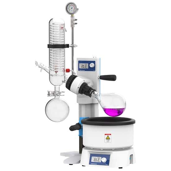 Cole-Parmer RV-200-2 Manual Lift Rotary Evaporator, 2 L; 220 VAC