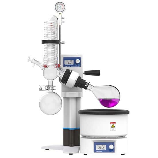 Cole-Parmer RV-200A-2 Motorized Lift Rotary Evaporator, 2 L; 220 VAC