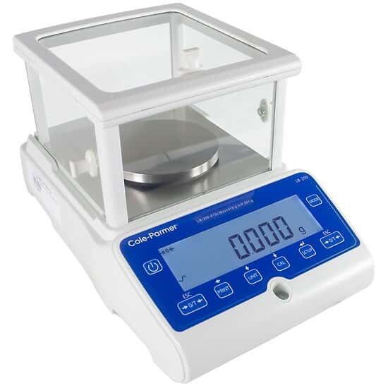 Cole-Parmer LB-200-213e Toploading Precision Balance, 210g