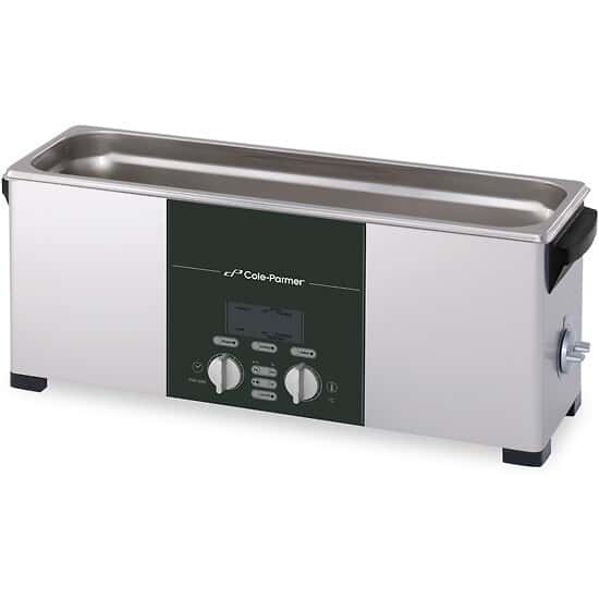 Cole-Parmer P70H Ultrasonic Cleaner with Heat and Variable Power, 2 gal.; 120 VAC