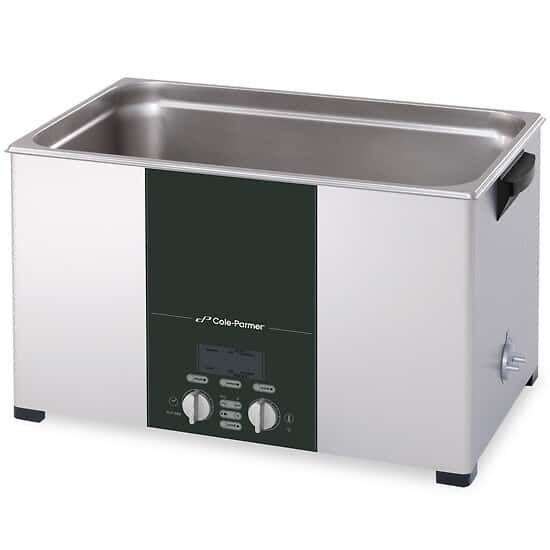 Cole-Parmer P300H Ultrasonic Cleaner with Heat and Variable Power, 7.5 gal.; 120 VAC