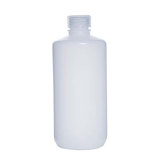 Cole-Parmer Fluorinated HDPE Narrow-Mouth Plastic Bottle, 500mL; 12/PK