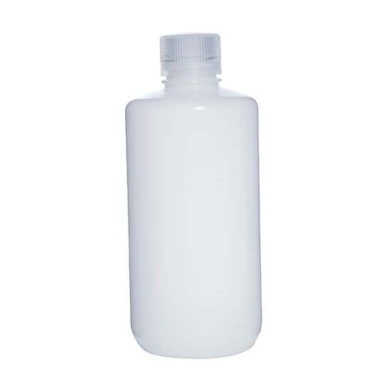 Cole-Parmer Fluorinated HDPE Narrow-Mouth Plastic Bottle, 1000mL; 6/PK