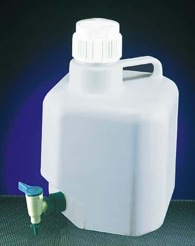 Cole-Parmer Economical Heavy Duty Carboy with Spigot, 10 L