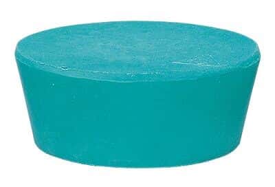 Cole-Parmer Solid Green Neoprene Stoppers, Standard Size 7; 12/Pk