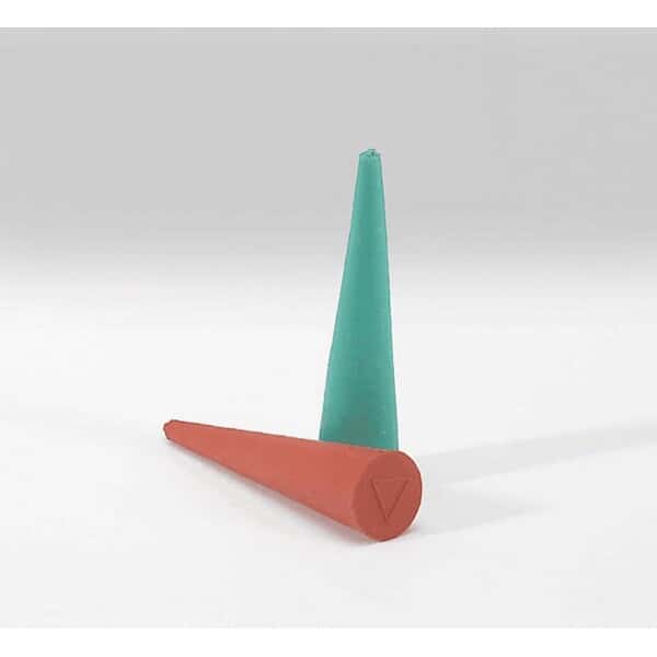 Cole-Parmer Tapered Micro Aperture Stopper, Green Neoprene, 4 to 12.7 mm Dia; 24/Pk