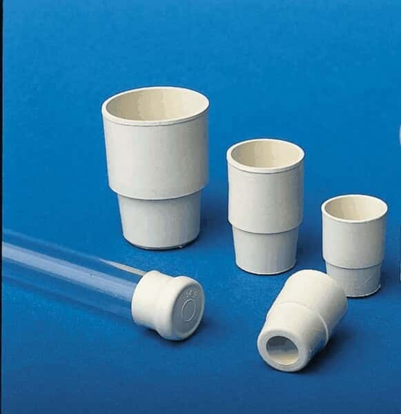 Cole-Parmer Folding Skirt Stopper, Silicone, Size No. 19.4; 20/PK