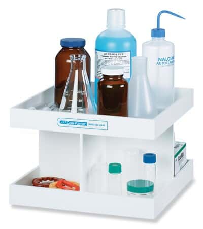 Cole-Parmer PVC Labware Turntable, Double Level, White; 1/Pk from Cole ...