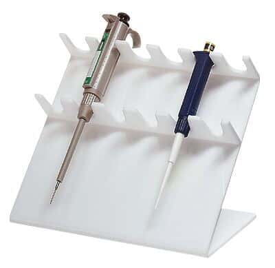 Acrylic pipettor caddy organizer 11, White