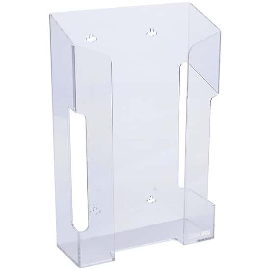 Cole-Parmer ACH03 CleanCut™ Acrylic Triple Glove Box Holder, 10.35 x 4.09 x 16.06