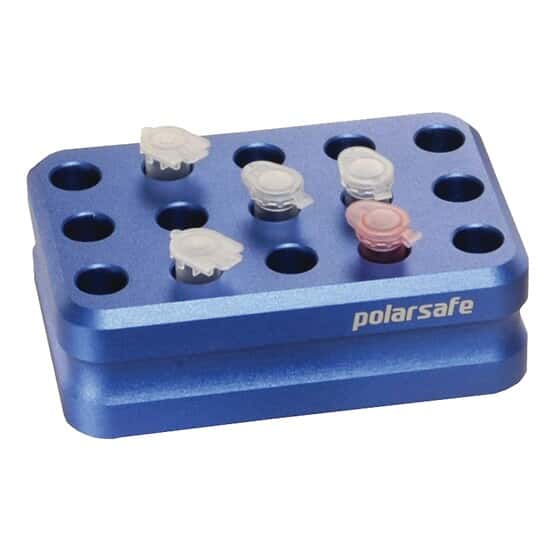 Cole-Parmer Aluminum Cooling Block, 15-Well for 1.5/2.0 mL Tubes