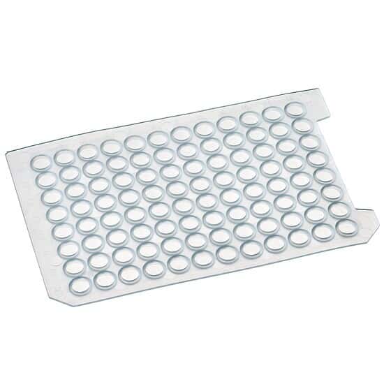 Cole-Parmer Sealing Mat for Chromatography Tested 96-Well Plates, EVA, Round 8 mm Diameter Well; 5/Cs