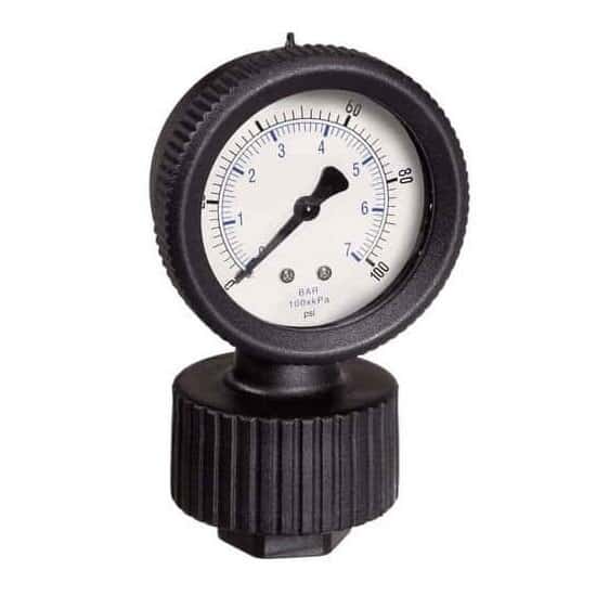 Cole-Parmer Pressure Gauge, Viton diaphragm seal, 1/2