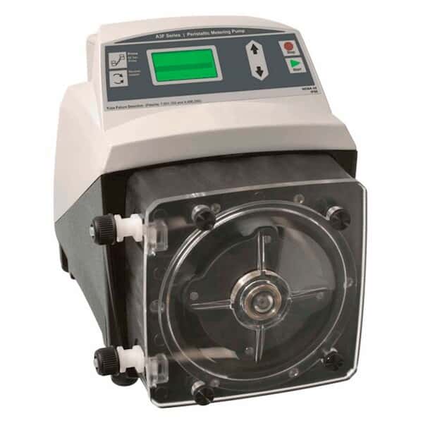 ColeParmer Deluxe Peristaltic Metering Pump, Max Flow of 33.3 GPH, 115 VAC from ColeParmer