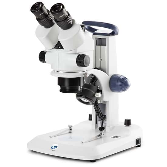 Cole-Parmer MSS-200 Trinocular Stereozoom Microscope, Rack and Pinion Stand, 100-240 VAC