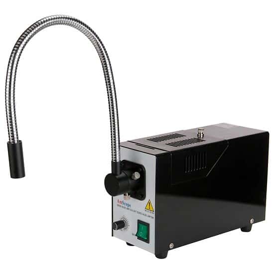 150 W Fiber Optic Single Gooseneck Illuminator for Stereo Microscopes