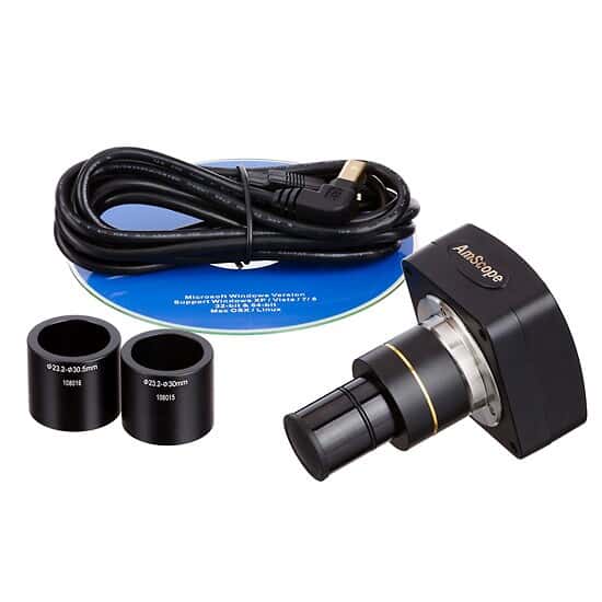 10 MP USB 2.0 Color CMOS CMount Microscope Camera with Reduction Lens