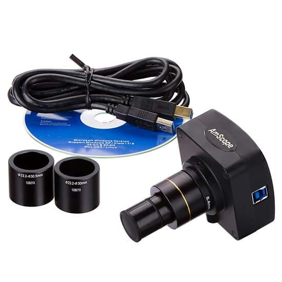 Microscope Camera with Reduction Lens, CMount, HighSpeed, 10 MP, USB