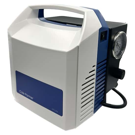 ColeParmer VPS200 Air Admiral Vacuum Pump Station, 0.31 cfm, 21.3" Hg