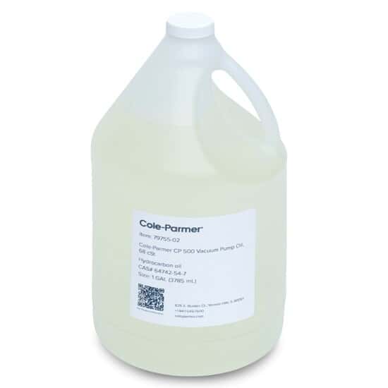 Cole-Parmer CP 500 Vacuum Pump Oil, 68 cSt, 1 gal