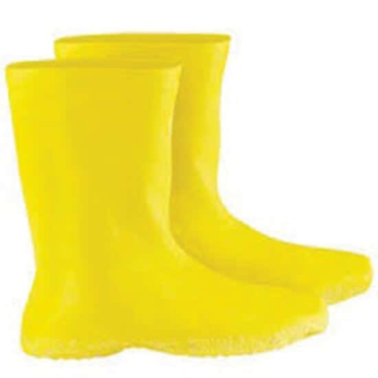 Boot Covers, Latex, Yellow, X-Large; 1 Pair