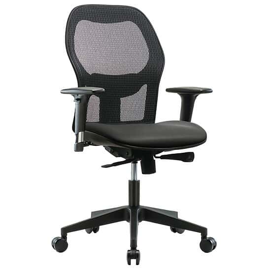 Cole-Parmer Ergonomic Mesh Back Chair With Supernova™ Seat, Carbon Gray