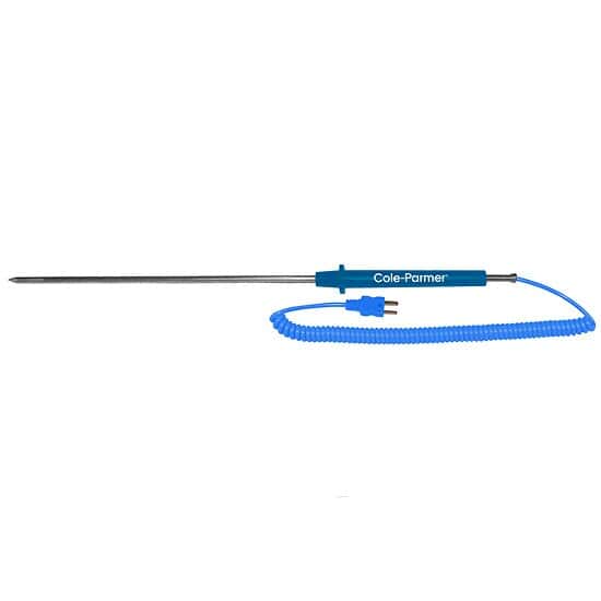 Cole-Parmer Type-T, E x tra-Long Heavy-Duty Probe, Mini-Connector, 24
